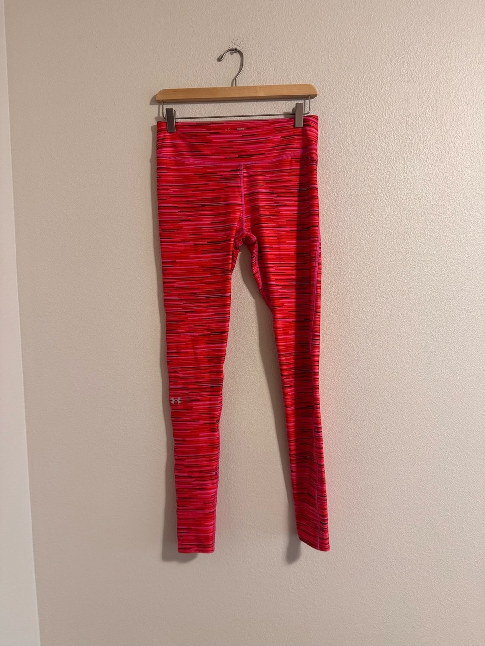 Under Armour Red/Pink Space-Dye Leggings